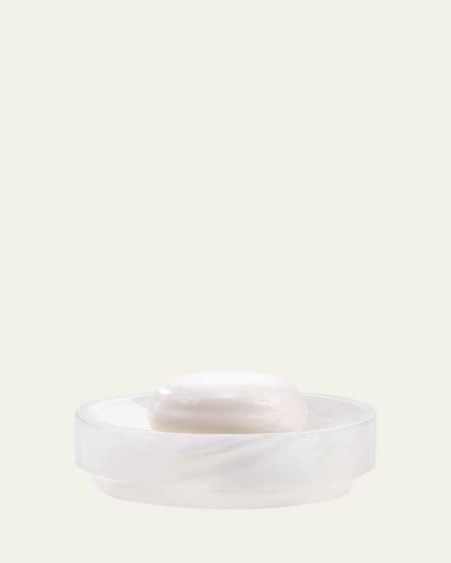 Hielo White Onyx Soap Dish